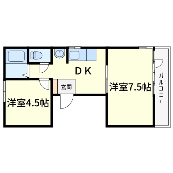 【間取り】 | 上野マンション
