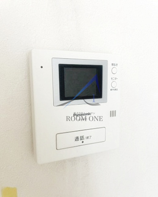 キャメル柏Ⅰのセキュリティ|モニター付きインターホンです。