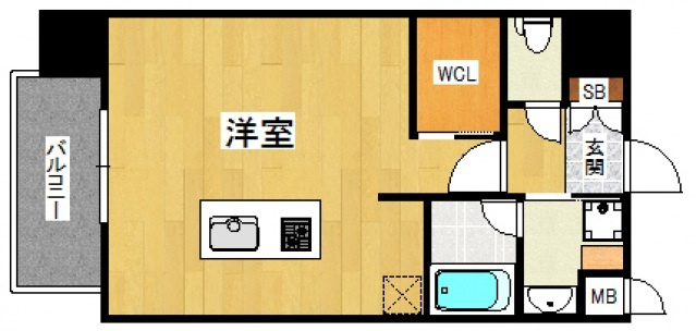 プライムアーバン博多の間取り|使いやすい間取りです。