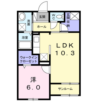 【間取り】 | パーク　サイド　淡墨