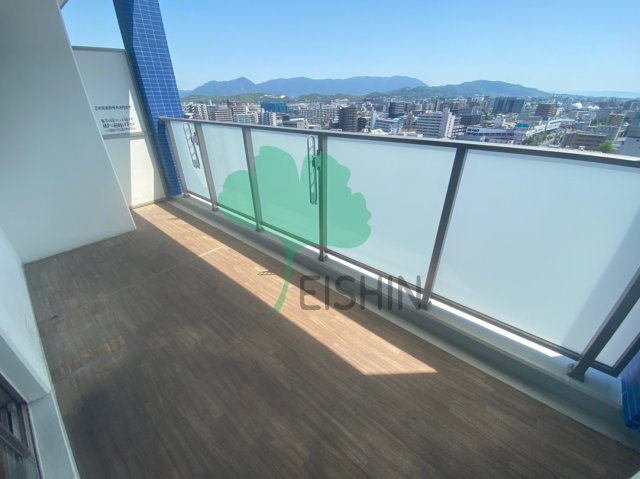 ラフォンテ博多駅南のバルコニー|日当たりの良いバルコニーです！