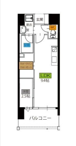 ベイグランデの間取り|使いやすい間取りです。