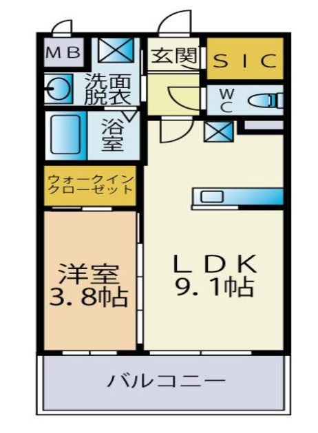 リピットの間取り|使いやすい間取りです。