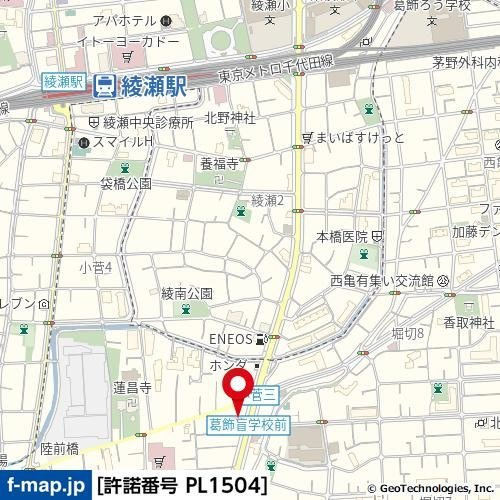 ＧＥＮＯＶＩＡ綾瀬Ⅱの地図