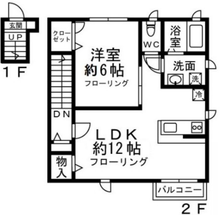 ＩＲＩＳ成城の間取り|間取りです。