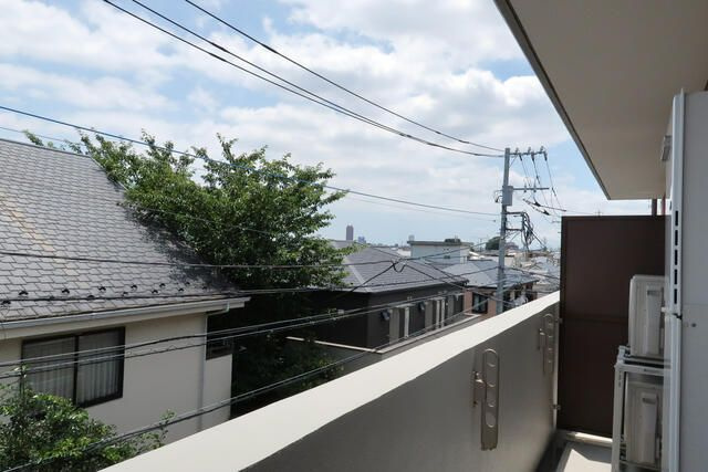 長手門テラスのバルコニー|バルコニー付きです