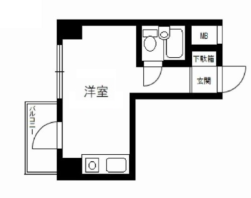 新宿ダイカンプラザシティⅠの間取り|間取りです。