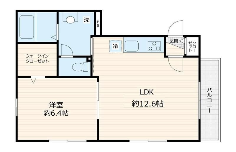 ラフルールドゥサクラの間取り|間取りです。