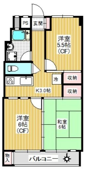 梅田マンションの間取り|間取りです。