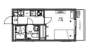 ＫＥＩＡＩ　ＲＥＳＩＤＥＮＣＥ　梅島の間取り|間取りです。