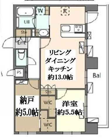 アルブルちとせ尾久駅前の間取り|間取りです。