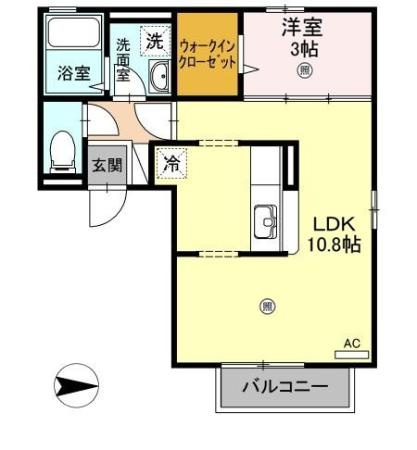 【間取り】 | パルカヤクラB棟