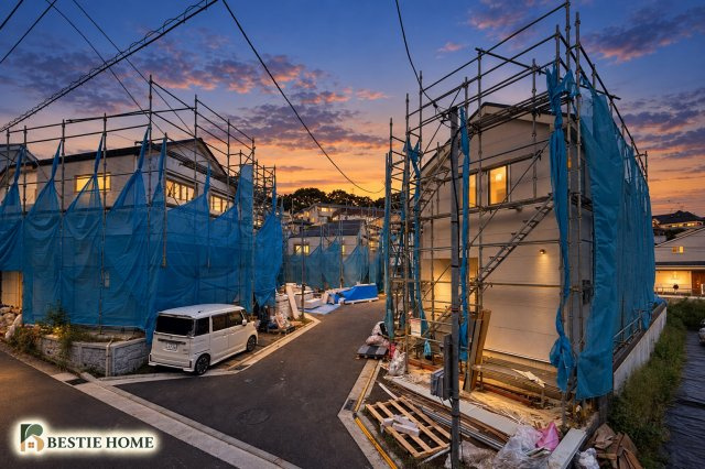 【新しく綺麗な街並みの大型分譲地】横浜市鶴見区上の宮2丁目 新築戸建の外観