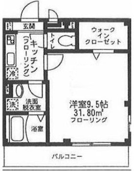 メゾン・ロカの間取り|間取りです。
