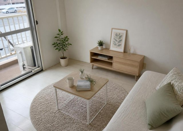 【洋室】 | 岡田住宅Ｂ号棟 | 6.0帖の洋室はフローリング張りで、お掃除やお手入れが簡単です。家具のレイアウトもしやすく、寝室や趣味のお部屋など多様な用途に対応可能。全居室収納付きで身の回りの荷物もすっきり収まります。