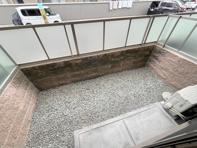 クレール豊里のバルコニー