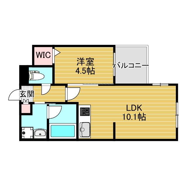 アーバングランデ吹田の間取り