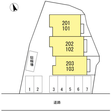 【区画図】 | フレーデンス　ボリ