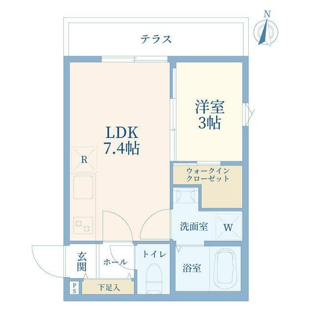 ウェルスクエア三軒茶屋Ⅴの間取り