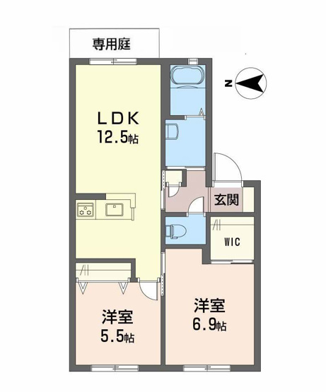 【間取り】 | アルカディア辻町 Ｂ棟