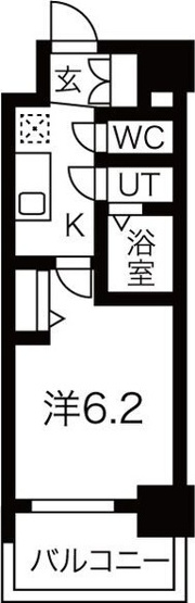【間取り】 | メイクス矢場町Ⅱ