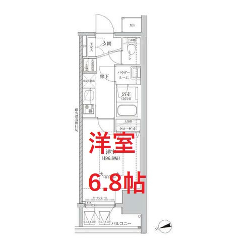 【間取り】 | ＲＥＬＵＸＩＡ横濱鶴見Ⅲ