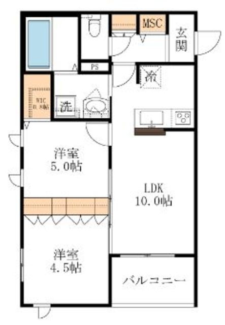 メゾン　ド　グレイスの間取り
