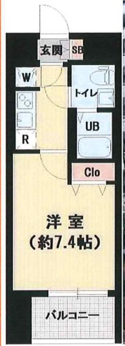 AXAS文京関口の間取り