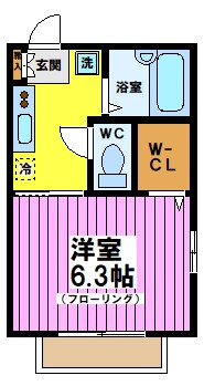 メゾンフォーチュンの間取り