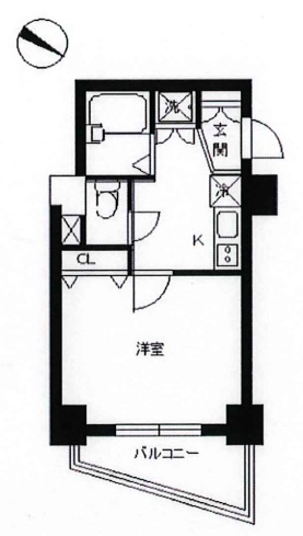 スカイコート後楽園壱番館の間取り