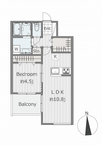 アリアの間取り