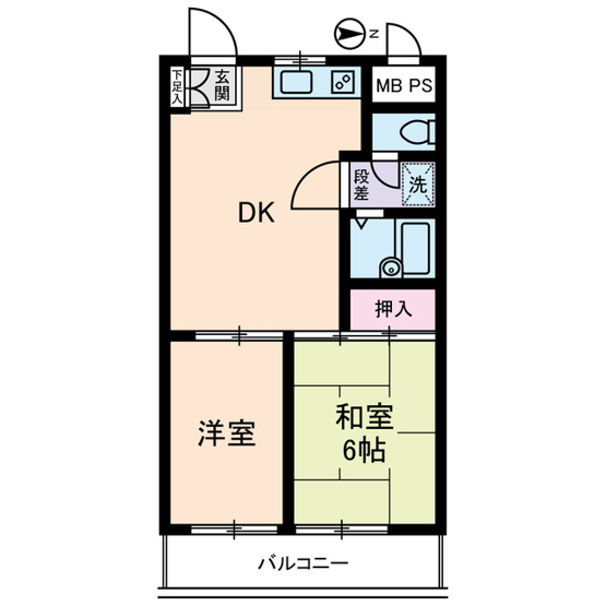 【間取り】 | 三桃マンション