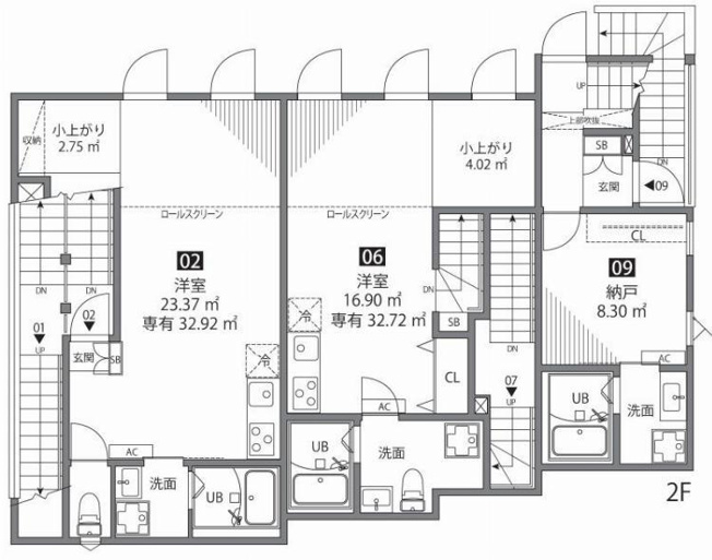 【間取り】 | グランエッグス用賀 | 間取り図