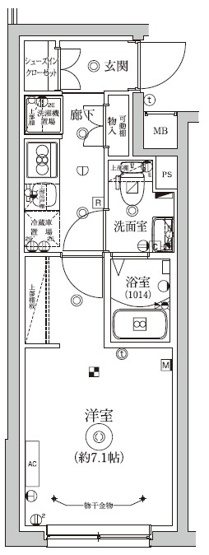 【間取り】 | ベルシードステアー新中野