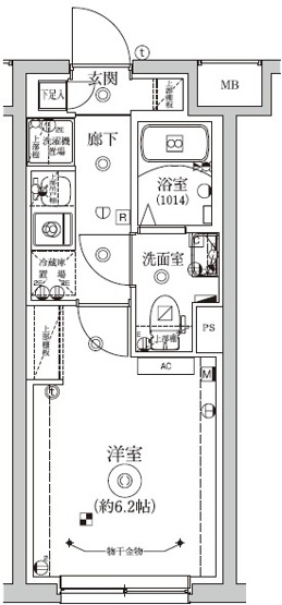 【間取り】 | ベルシードステアー新中野