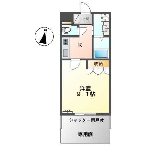 グランチェスタ　ＷＥＳＴの間取り