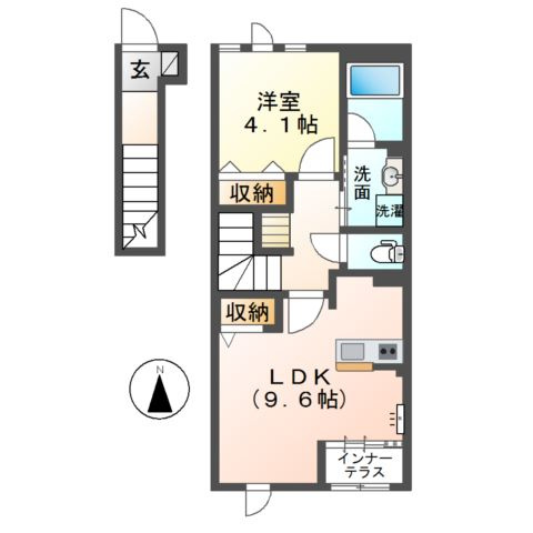 プランドール Ｆの間取り