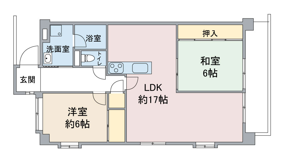 エトワールＯＺＵの間取り