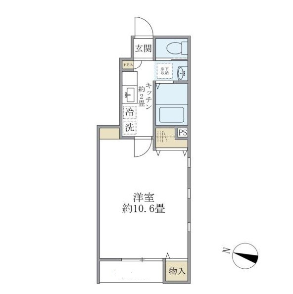 セレ渋谷本町の間取り
