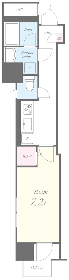 RYOGOKU STATION RESIDENCEの間取り