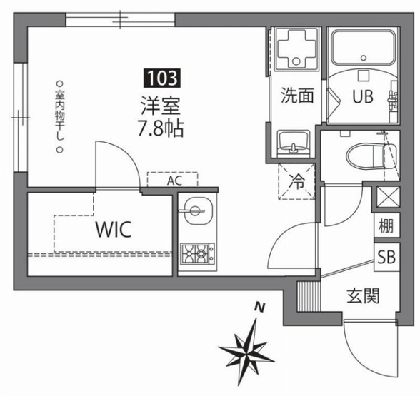 【間取り】 | FABRIC中井 | 間取り図