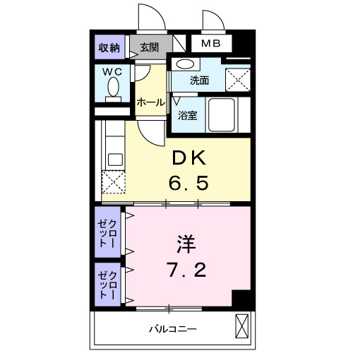 アルドール白石の間取り