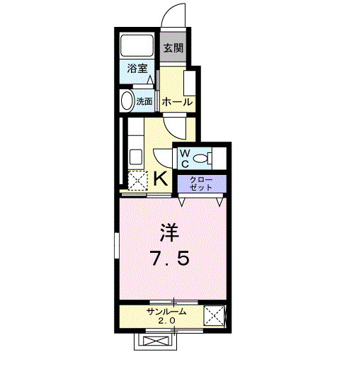 グラース　Ⅳの間取り