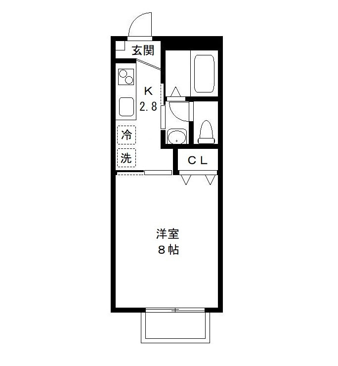 パナハイツ２の間取り