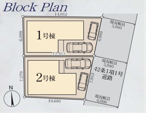 南区上鶴間4丁目新築戸建て　13期2号棟の区画図|区画図「南区上鶴間4丁目新築戸建て」