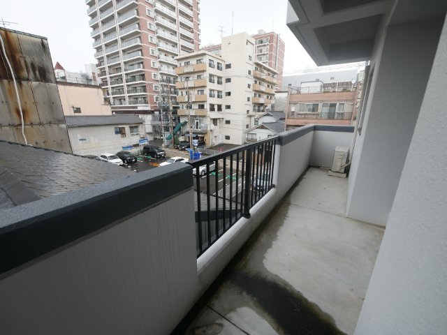 池田ビルのバルコニー