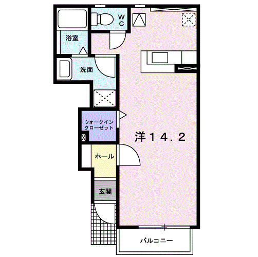 メゾン　アムールの間取り