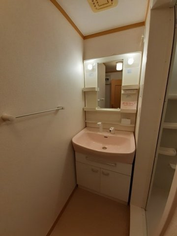 メゾン　アムールの洗面所|忙しい朝には欠かせない洗面所です