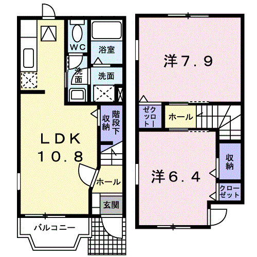 サンラフィネの間取り