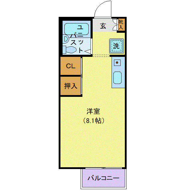 オゼットワールAの間取り